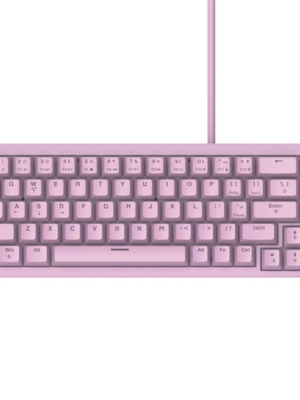 Wired‎ Pink Compact Mechanical Keyboard